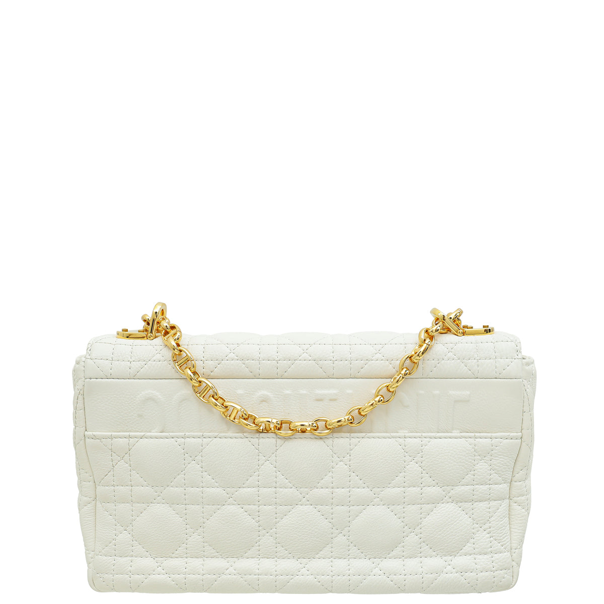 Christian Dior White Caro Medium Bag Rovelle Bags