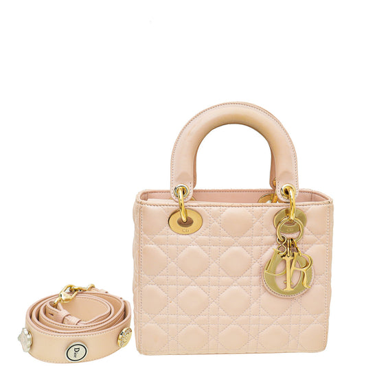 Christian Dior Light Pink Lady Dior My Abcdior Small Bag Rovelle Bags