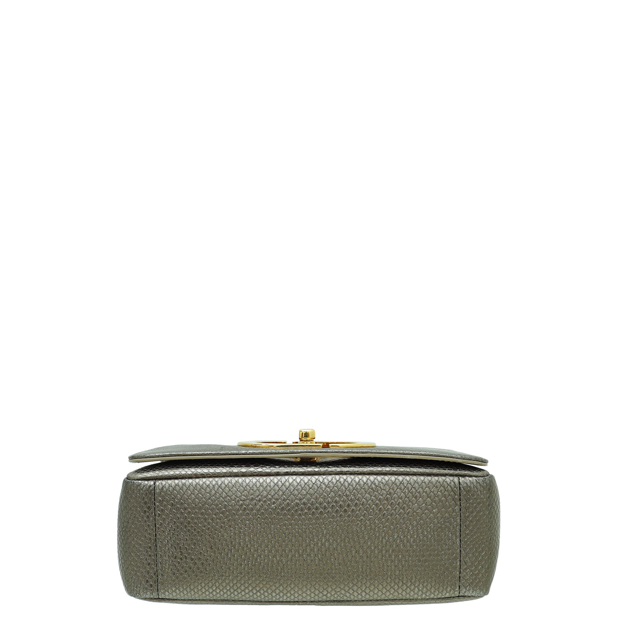 Christian Dior Metallic Olive Green Karung Small Caro Bag Rovelle Bags