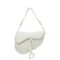 Christian Dior White Saddle Ultra Matte Medium Bag Rovelle Bags