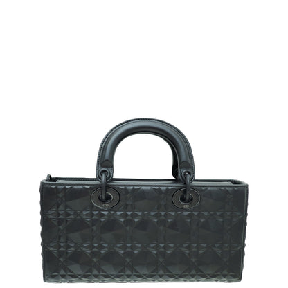 Christian Dior So Black Lady D-Joy Diamond Motif Medium Bag Rovelle Bags