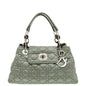 Christian Dior Grey Satin Charming Lock Medium Tote Bag Rovelle Bags