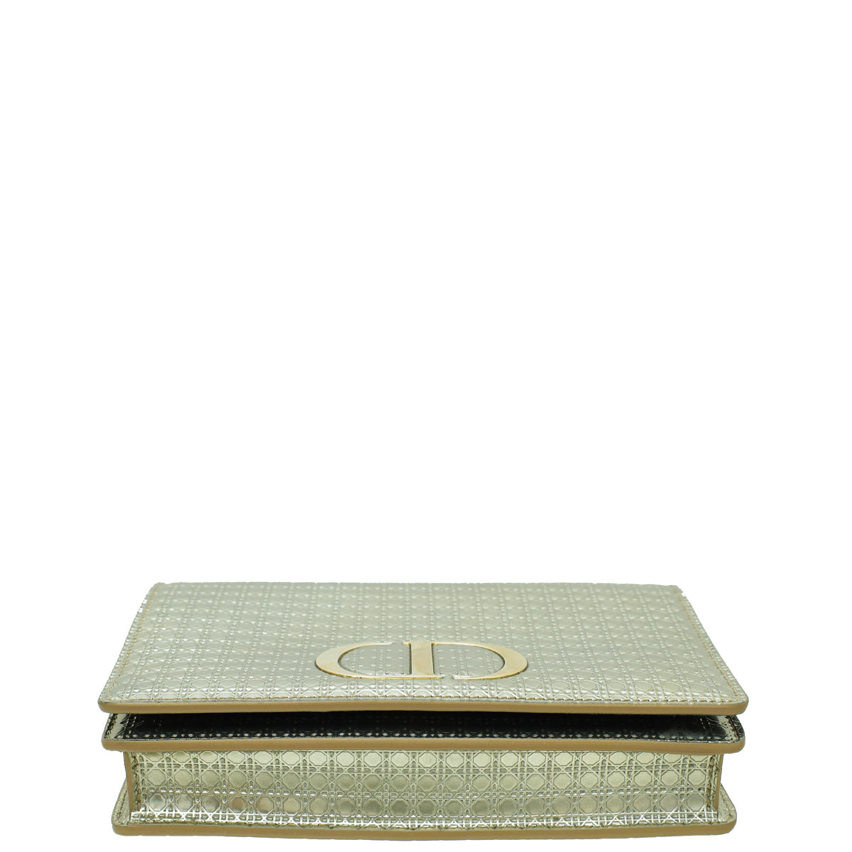 Christian Dior Champagne 30 Montaigne Micro Cannage 2 In 1 Pouch Rovelle Bags