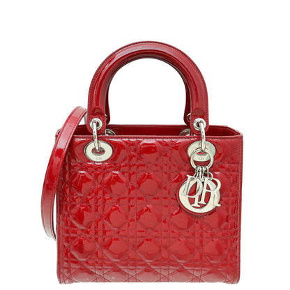 Dior Lady Dior Leather Handbag Style 25 Rovelle Bags