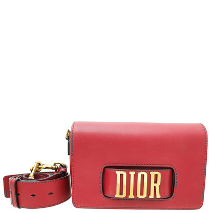 Christian Dior Burgundy Dio R Evolution Flap Bag Rovelle Bags