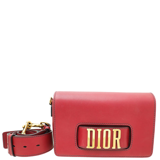 Christian Dior Burgundy Dio R Evolution Flap Bag Rovelle Bags