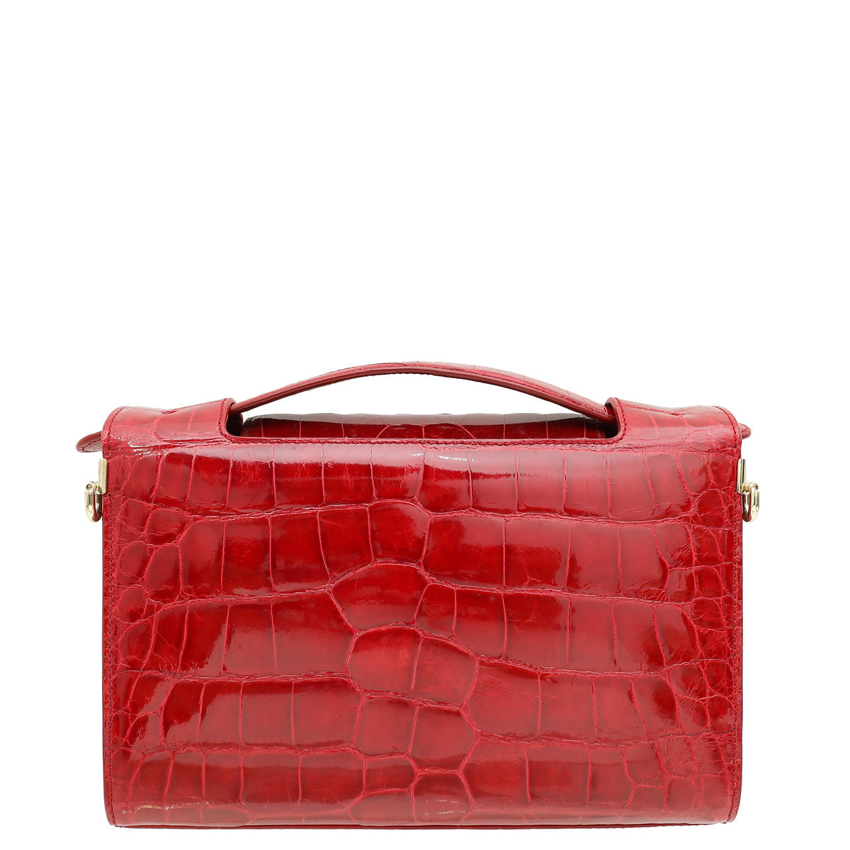 Christian Dior Cherry Red Alligator Diorever Mini Bag Rovelle Bags