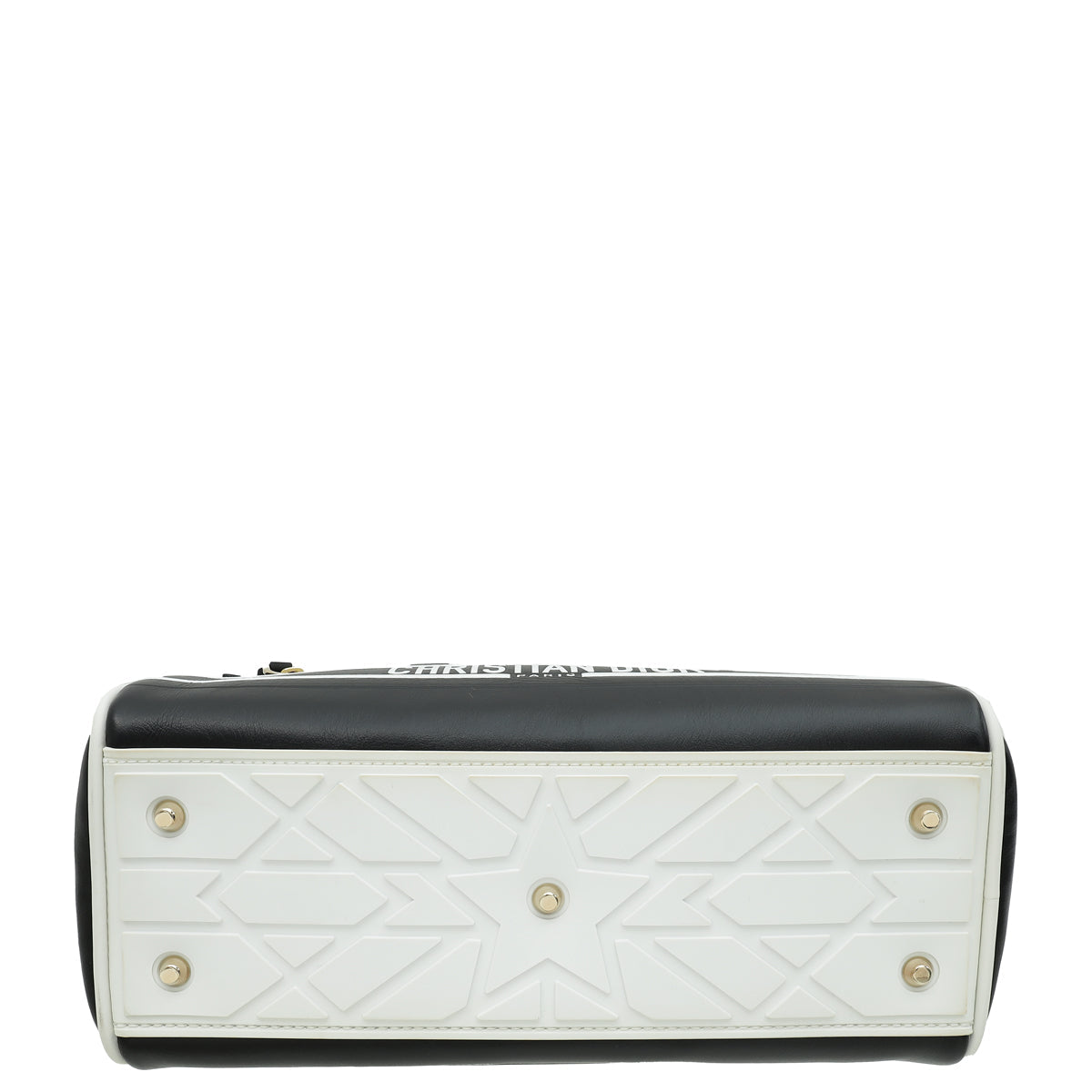 Christian Dior Bicolor Vibe Zip Small Bowling Bag Rovelle Bags