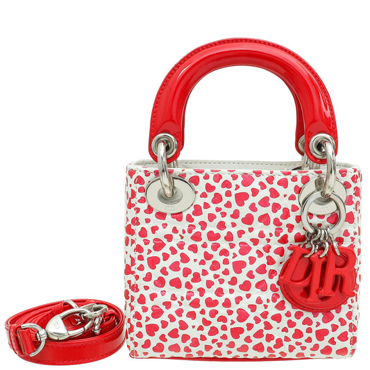 Christian Dior Lady Dior Hearts Print Micro Bag Rovelle Bags