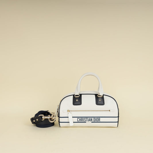 Christian Dior Bicolor Vibe Bowling Bag Rovelle Bags