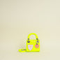 Christian Dior Neon Green Lady Dior Micro With Embroidered Patch Bag Rovelle Bags