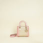 Christian Dior Bicolor Metallic Lady Dior Alligator Small Bag Rovelle Bags
