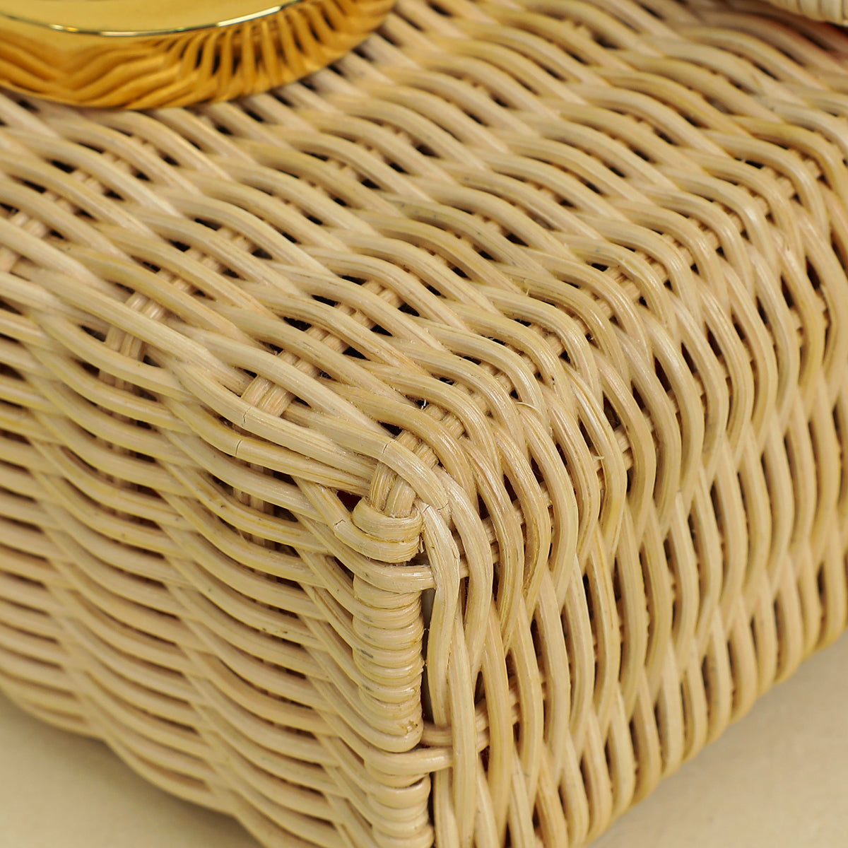 Christian Dior Neon Orange 30 Montaigne Wicker Box Bag Rovelle Bags