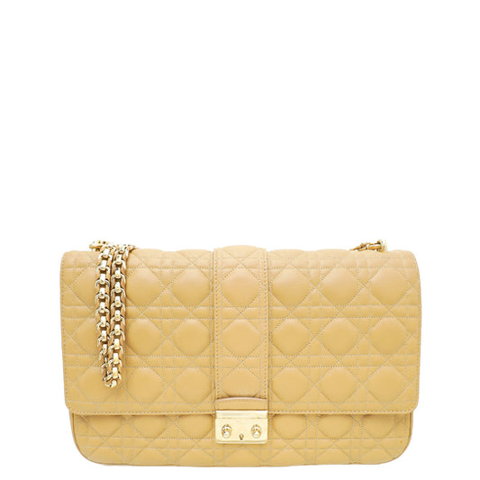 Christian Dior Beige Miss Dior Large Flap Bag Rovelle Bags