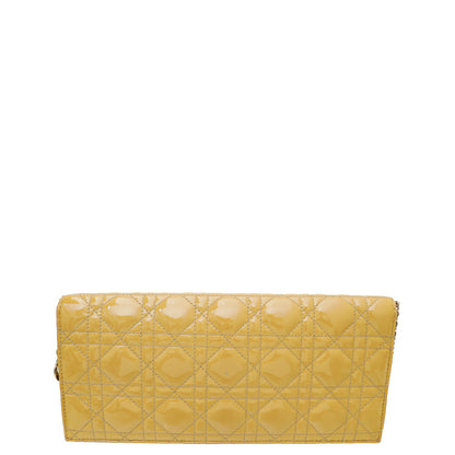 Christian Dior Beige Lady Dior Convertible Chain Clutch Bag Rovelle Bags