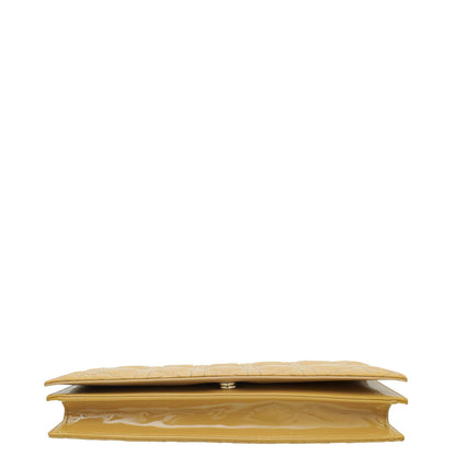 Christian Dior Beige Lady Dior Convertible Chain Clutch Bag Rovelle Bags