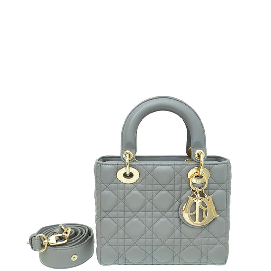 Christian Dior Gray My Abcdior Lady Dior Small Bag Rovelle Bags