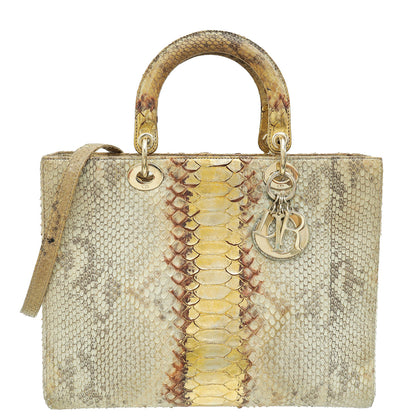Dior Lady Dior Leather Handbag Style 65 Rovelle Bags
