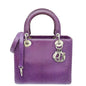 Christian Dior Violet Python Lady Dior Medium Bag Rovelle Bags