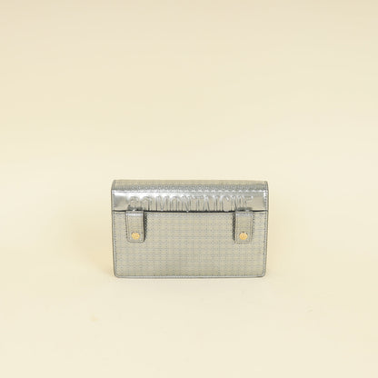 Christian Dior Silver 30 Montaigne Microcannge 2 Way Chain Pouch Rovelle Bags