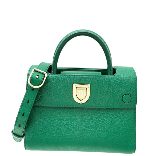 Christian Dior Green Diorever Mini Top Handle Bag Rovelle Bags