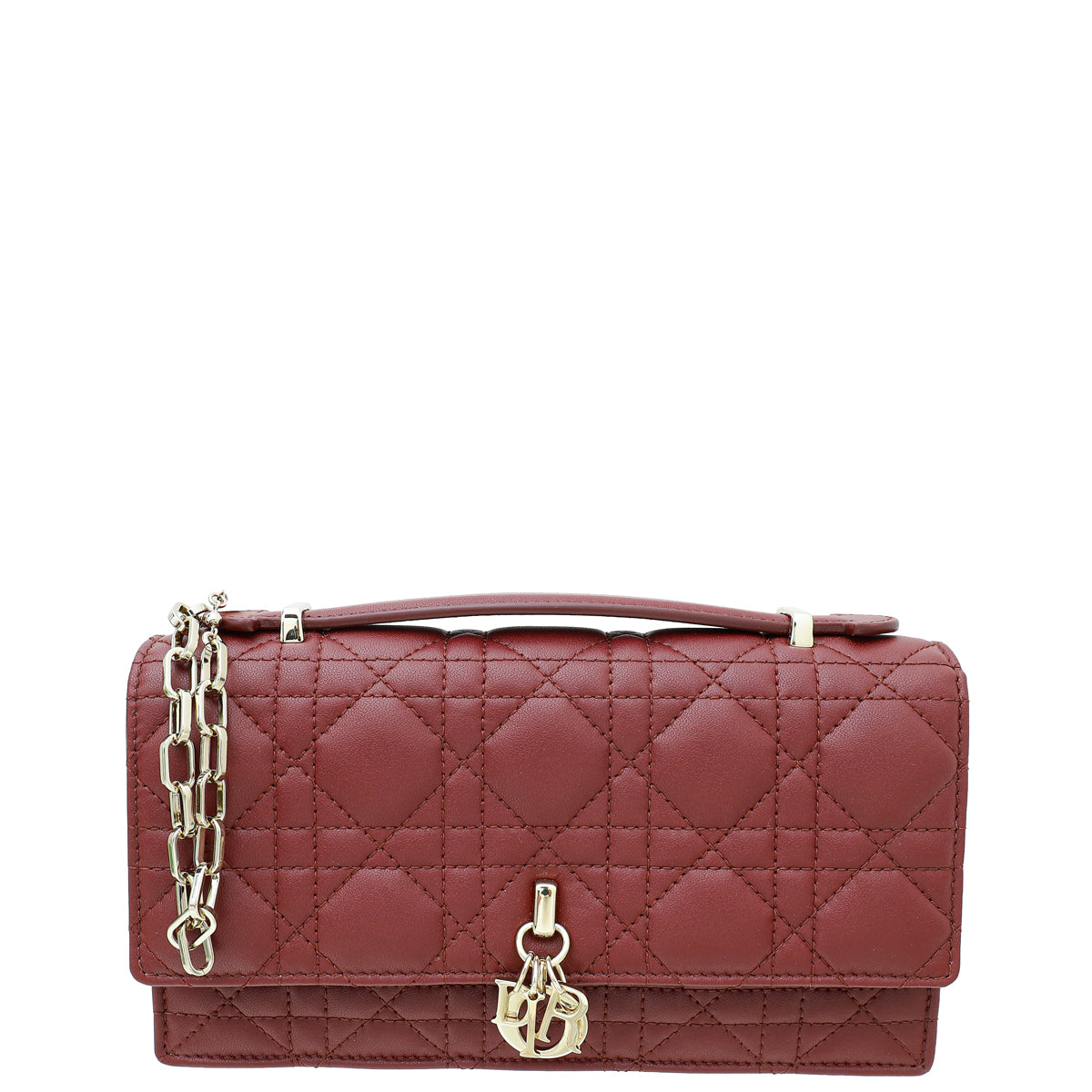 Christian Dior Burgundy My Dior Quilted Mini Bag Rovelle Bags