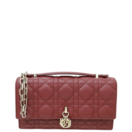 Christian Dior Burgundy My Dior Quilted Mini Bag Rovelle Bags