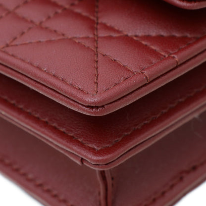 Christian Dior Burgundy My Dior Quilted Mini Bag Rovelle Bags