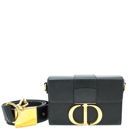 Dior 30 Montaigne Black Shoulder Bag Black Rovelle Bags