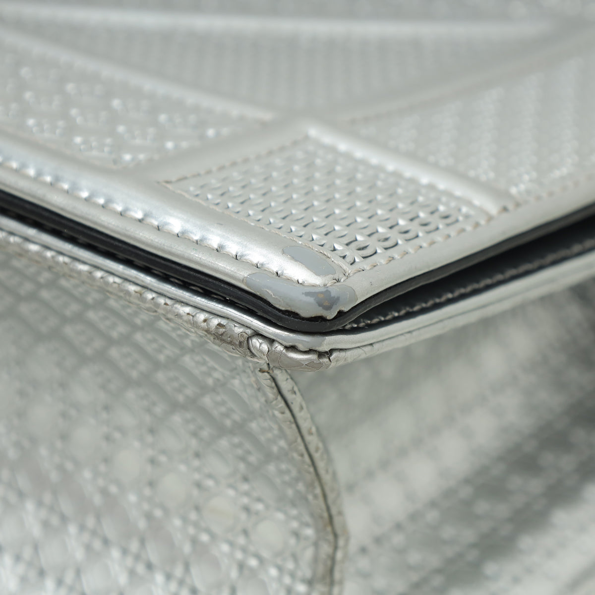 Dior Diorama Cannage Silver Shoulder Bag Rovelle Bags