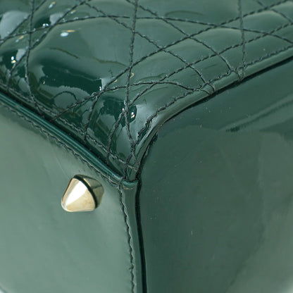 Christian Dior Forest Green Lady Dior Medium Bag Rovelle Bags