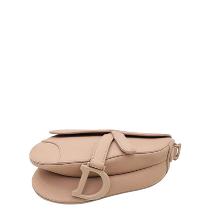 Christian Dior Rose Des Vents Ultra Matte Saddle Mini Bag Rovelle Bags