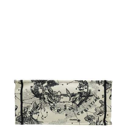 Christian Dior Bicolor Zodiac Embroidered Book Tote Medium Bag Rovelle Bags