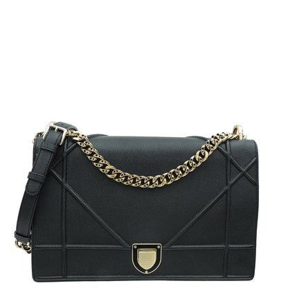 Christian Dior Black Diorama Large Bag Rovelle Bags