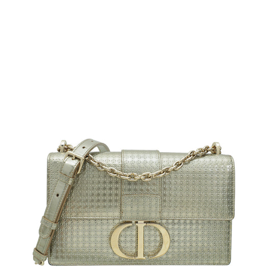 Christian Dior Champaign Microcannage 30 Montaigne Shoulder Bag Rovelle Bags