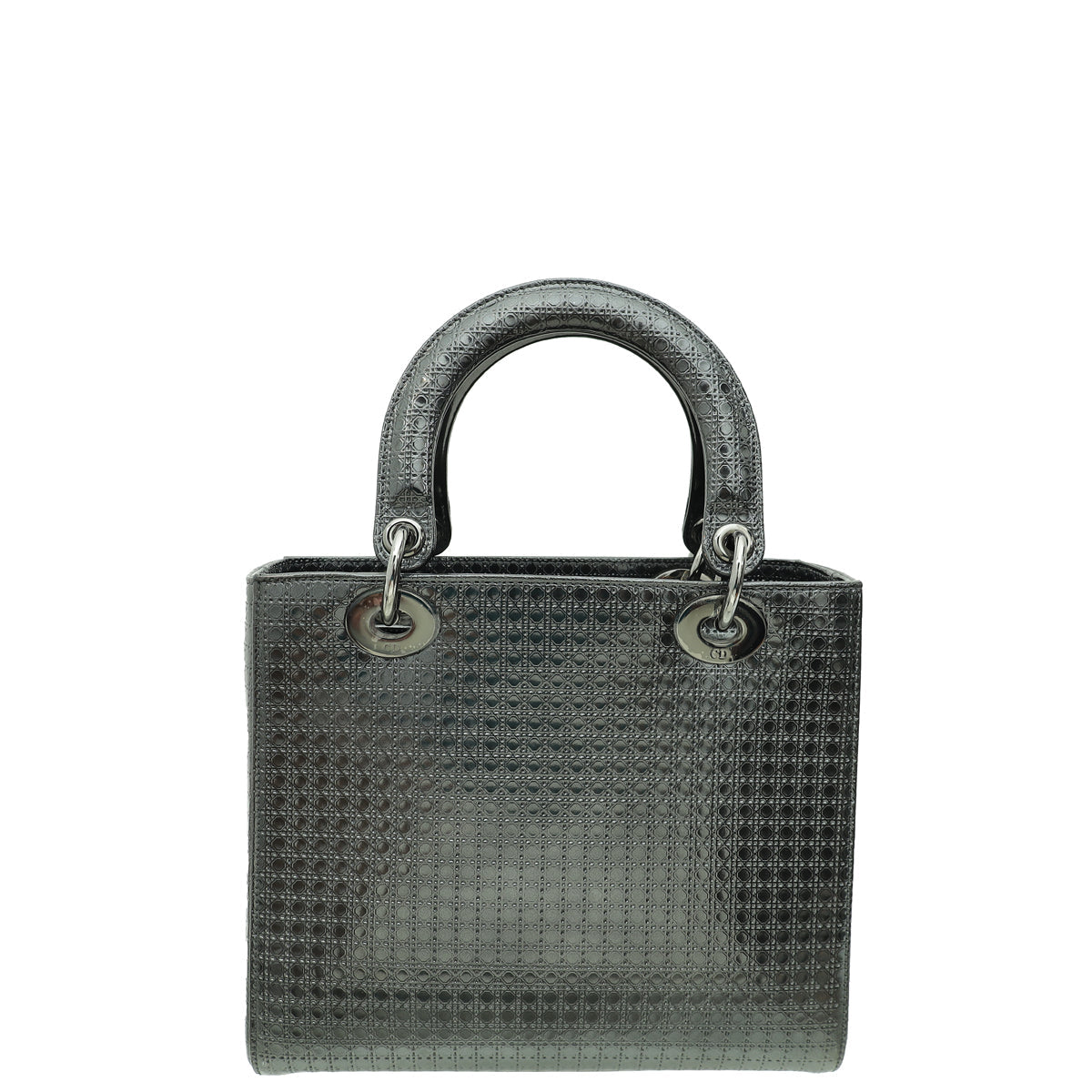 Christian Dior Asphalt Lady Dior Microcannage Medium Bag Rovelle Bags