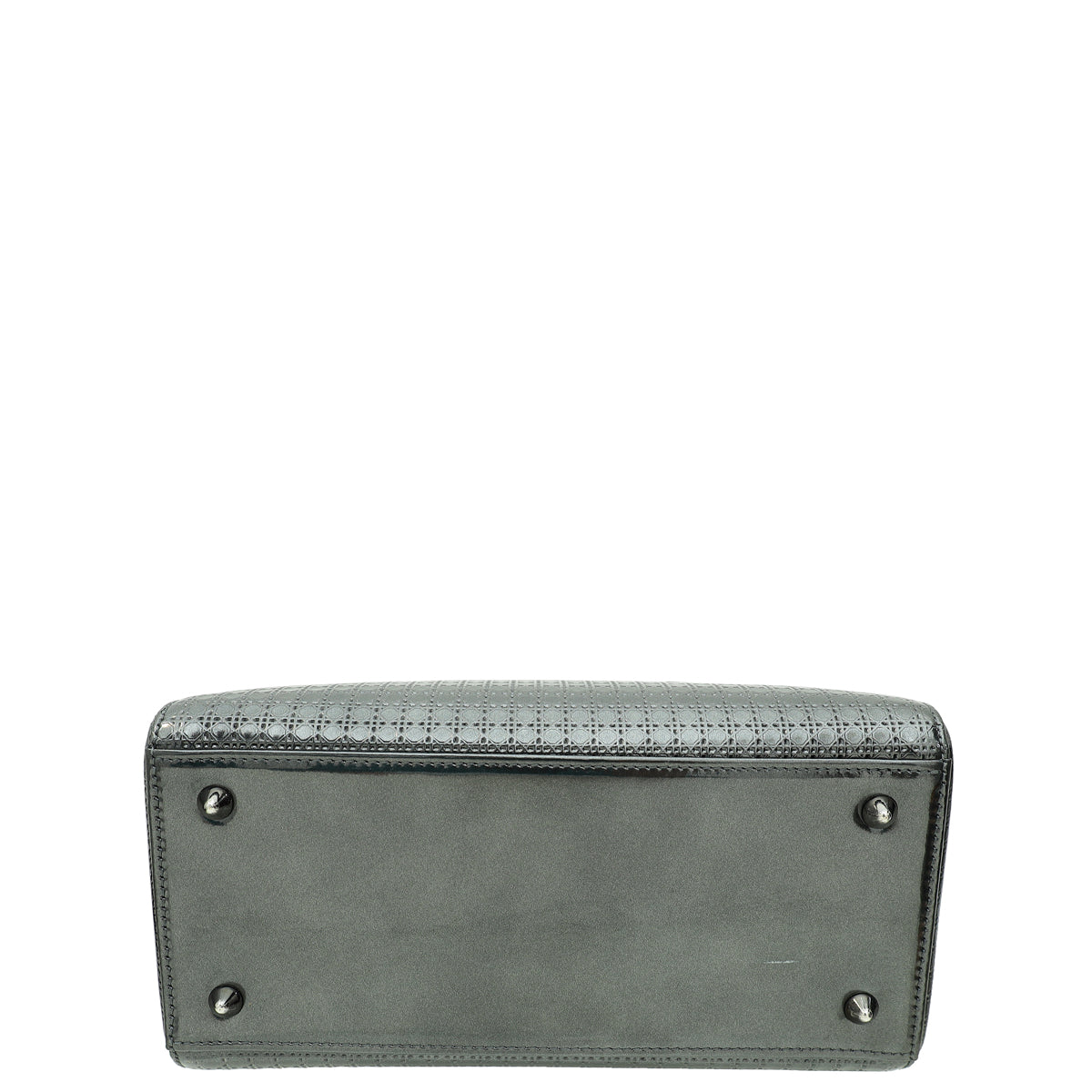 Christian Dior Asphalt Lady Dior Microcannage Medium Bag Rovelle Bags