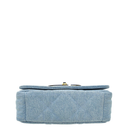 Dior Caro Cannage Blue Shoulder Bag Rovelle Bags