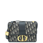 Christian Dior Blue Oblique 30 Montaigne Shoulder Bag Rovelle Bags