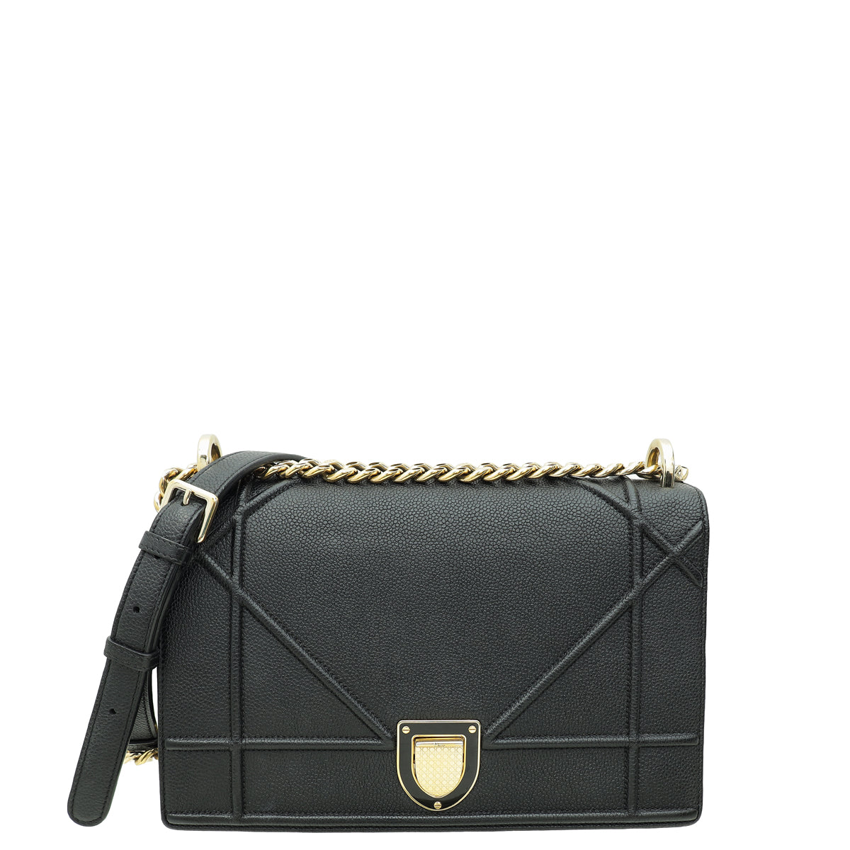 Christian Dior Black Diorama Medium Bag Rovelle Bags