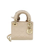Dior Lady Dior Leather Handbag Pink Rovelle Bags