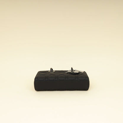 Christian Dior Black Ultramatte Cannage Lady D-Joy Small Bag Rovelle Bags