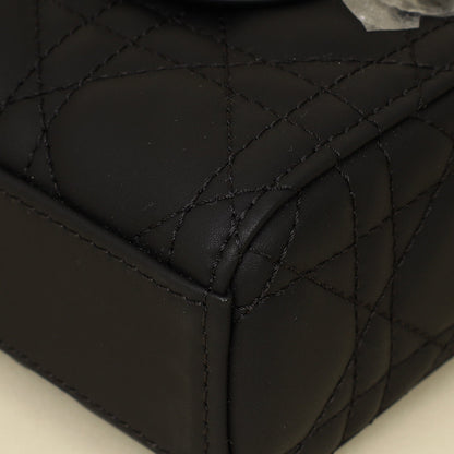 Christian Dior Black Ultramatte Cannage Lady D-Joy Small Bag Rovelle Bags