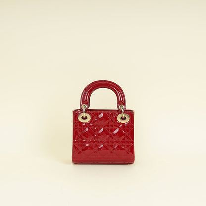 Dior Lady Dior Leather Handbag Style 105 Rovelle Bags