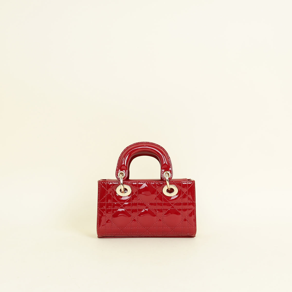 Christian Dior Cherry Red Micro Lady D-Joy Bag Rovelle Bags