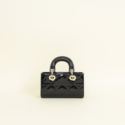 Christian Dior Black Micro Lady D-Joy Bag Rovelle Bags
