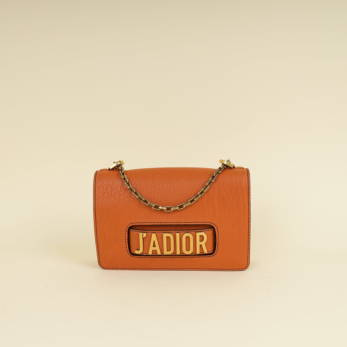 Christian Dior Orange J'Adior Medium Flap Chain Bag Rovelle Bags