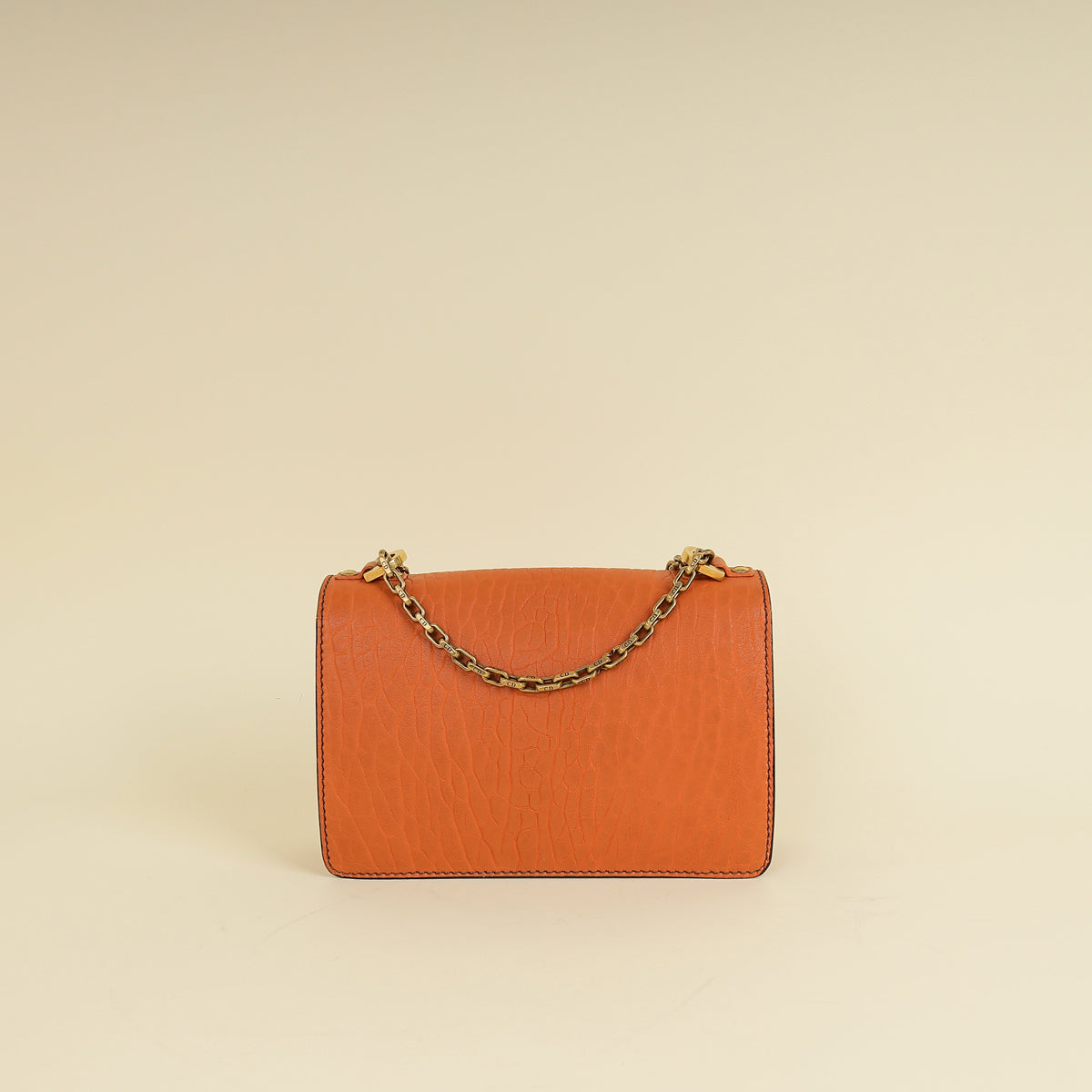 Christian Dior Orange J'Adior Medium Flap Chain Bag Rovelle Bags
