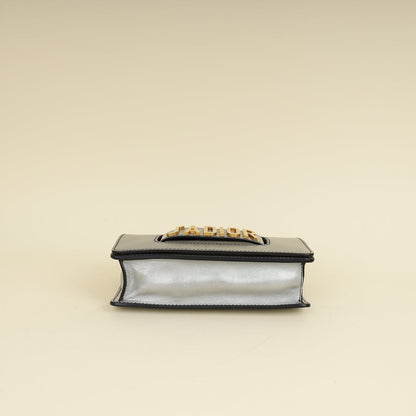 Christian Dior Metallic Grey J'Adior Medium Flap Chain Bag Rovelle Bags
