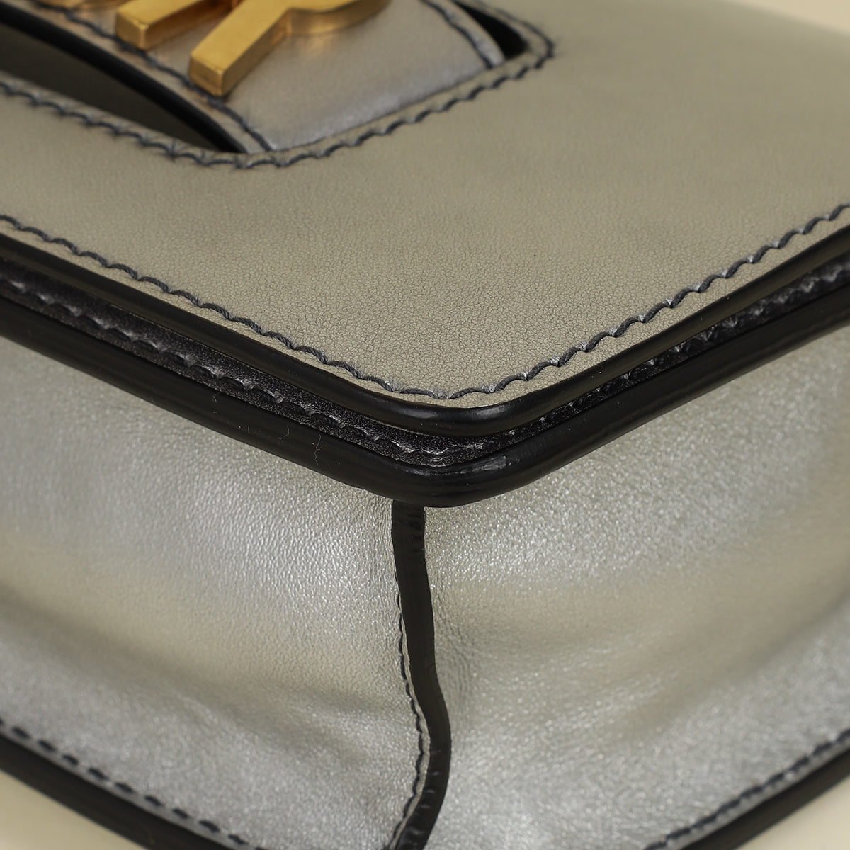 Christian Dior Metallic Grey J'Adior Medium Flap Chain Bag Rovelle Bags